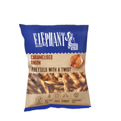 ELEPHANT csavart perec 160g karamellizált hagyma Zrt.