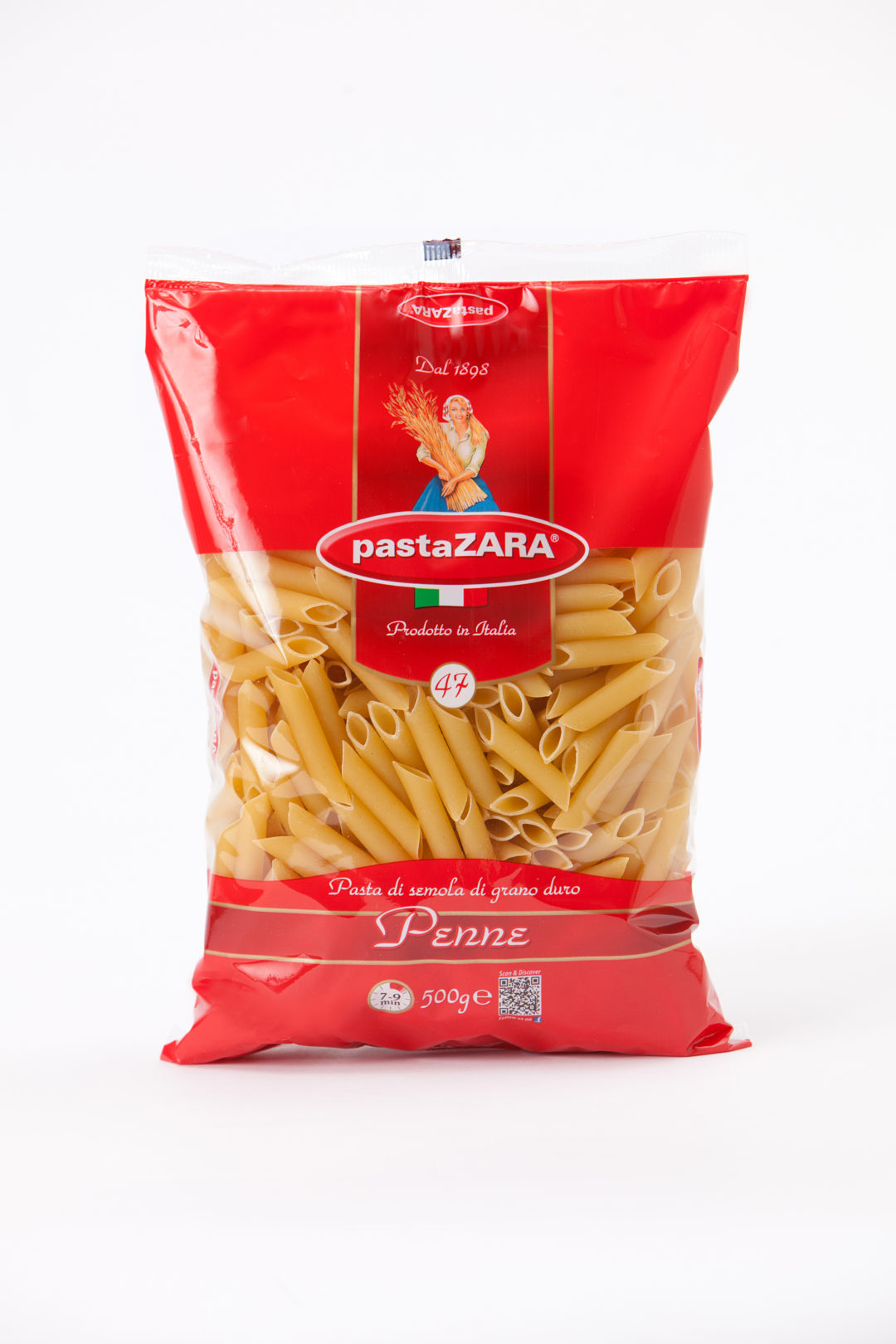 Pasta Zara Durum Száraztészta 500g Penne Zrt.